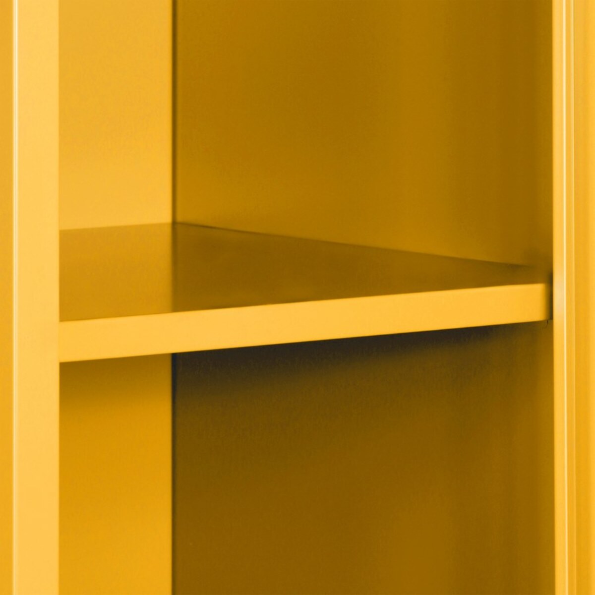 Armadio due ante in metallo 190x85x50 senape