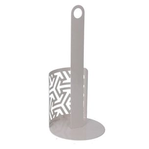 Portascottex in metallo frecce bianco tondo cm ø15h33