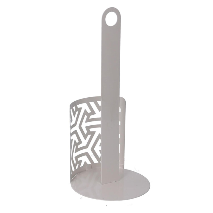 Portascottex in metallo frecce bianco tondo cm ø15h33