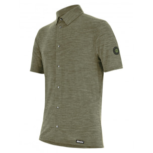 Gravel - Chemise Technique - Vert-militaire - Homme