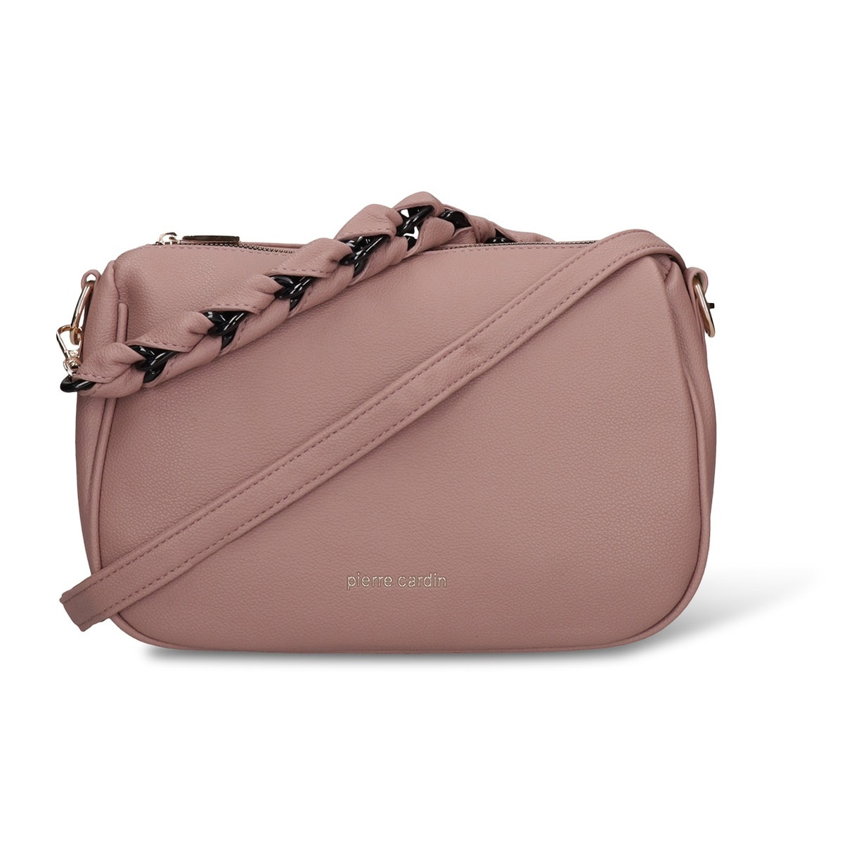 Borsa a spalla da donna - Modello Céleste Lux - Pelle vegana PU - 28.0 x 18.0 x 12.0 cm