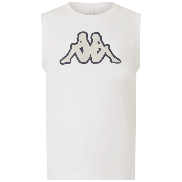 T-Shirts & Top Kappa Uomo Logo Dwal Bianco