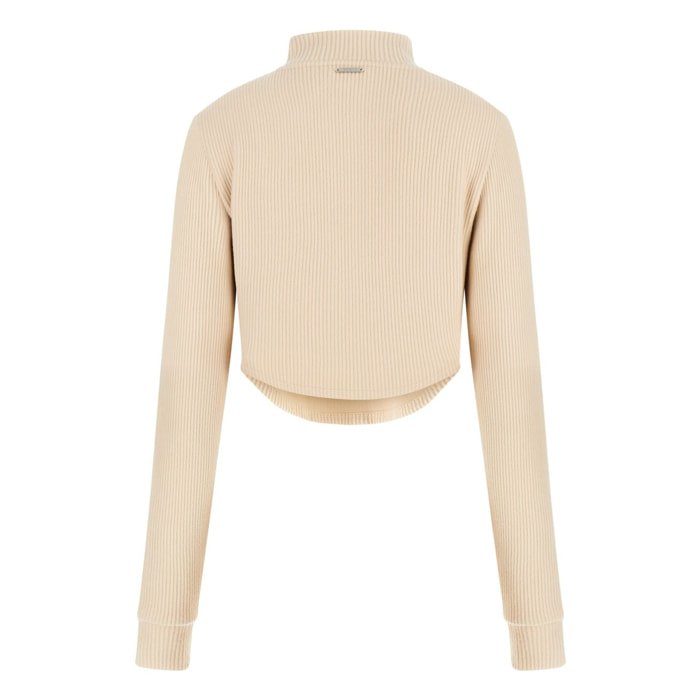 Sweat zippé Mariah - beige clair