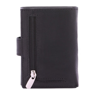 Portafoglio uomo in vera pelle - Modello False - Casual - 7.5 x 10.0 x 2.5 cm