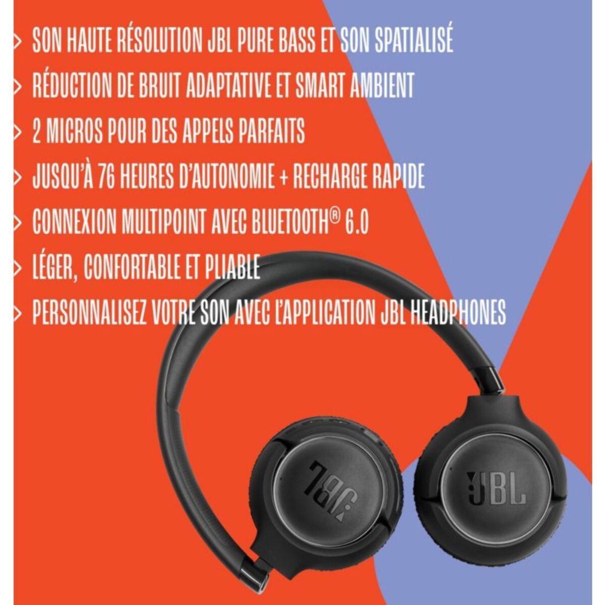 Casque JBL Tune 680NC Blanc