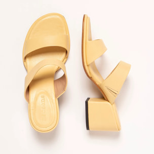 Sandalias con tacón S3174 NAPPA SUN LIGHT/ FABER color Sun light