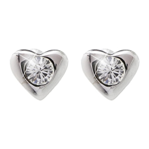 Pendientes Heart adornado con cristales de Swarovski