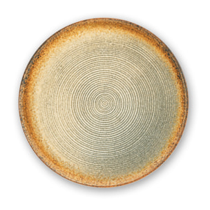 Set 6 piatti piani Excelsa – Demetra, Ceramica Beige