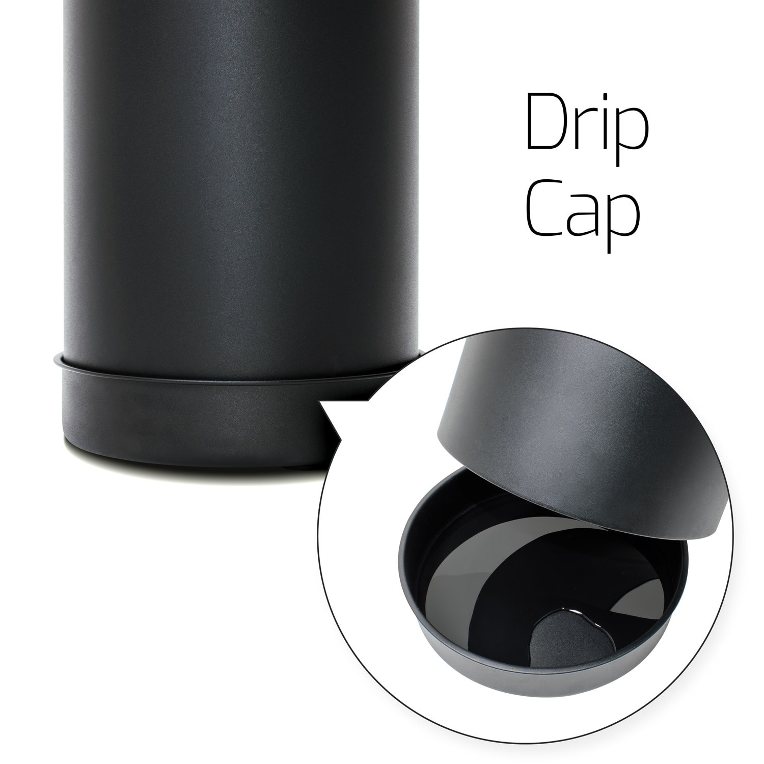 Ohm - Portaombrelli di design con supporto appendi ombrelli e feritoia di svuotamento acqua