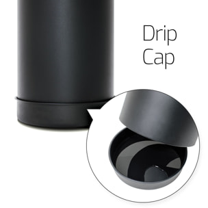 Ohm - Portaombrelli di design con supporto appendi ombrelli e feritoia di svuotamento acqua