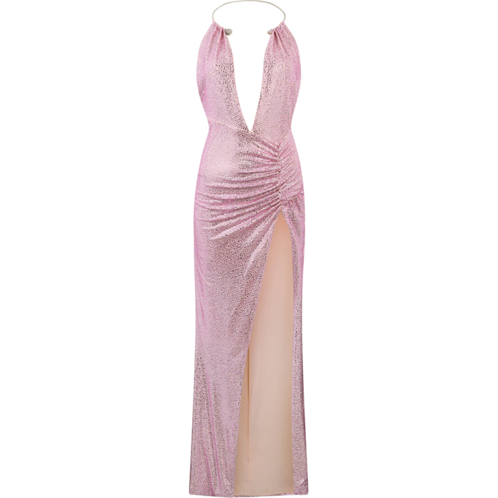 PHILIPP PLEIN Maxi Dress Piercing Strass