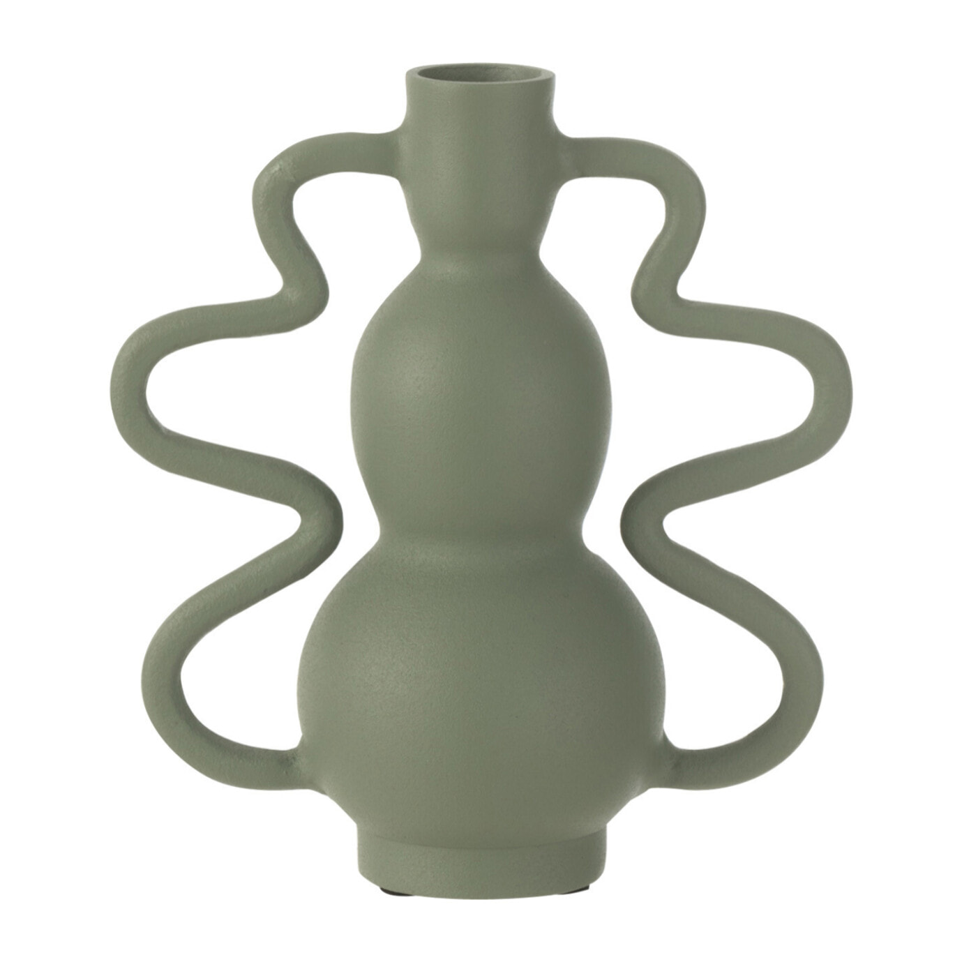 J-Line Vase Marie Aluminium Vert