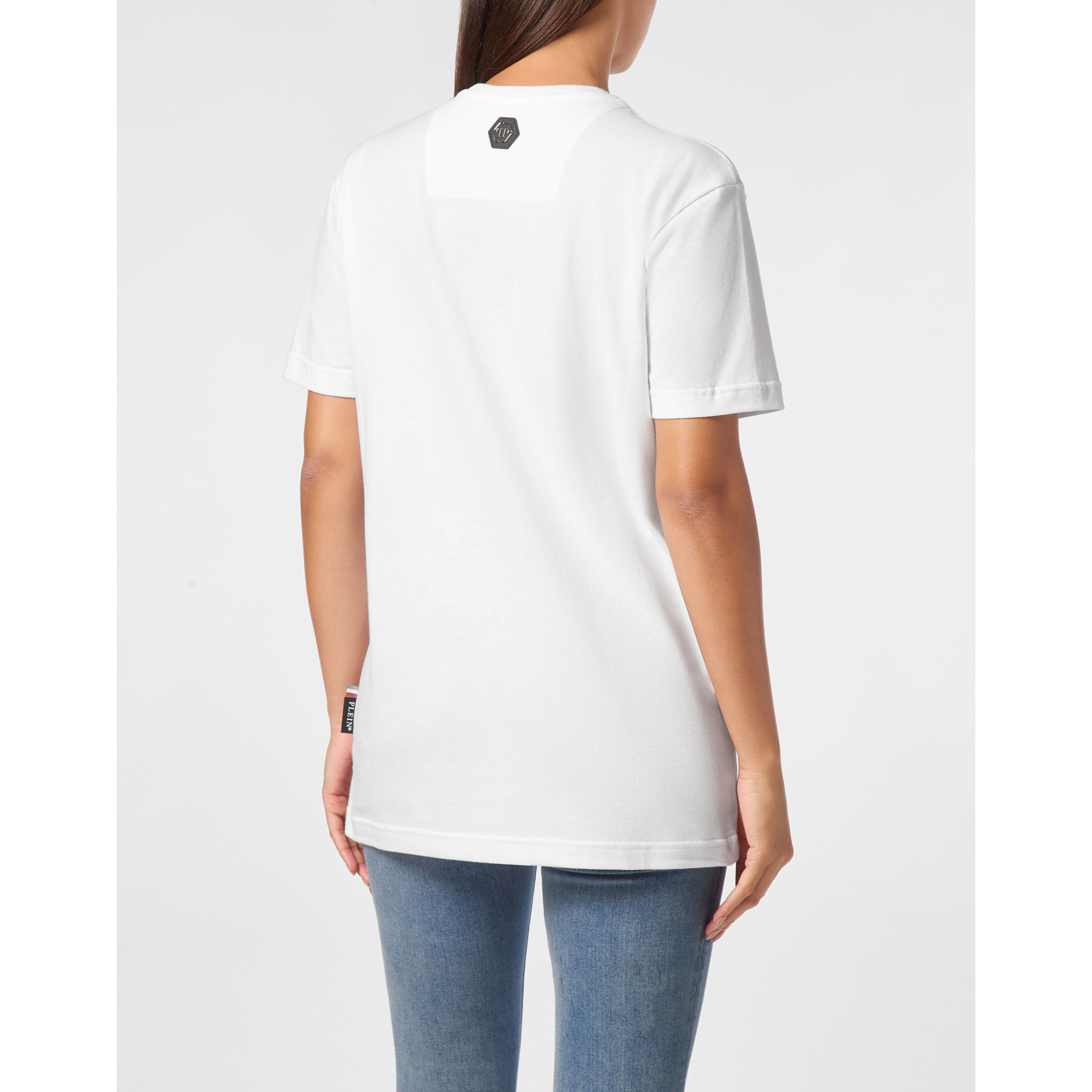 PHILIPP PLEIN Camiseta de corte masculino SKULL