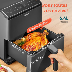 Friteuse sans huile COSORI Dual Blaze Noir + grille