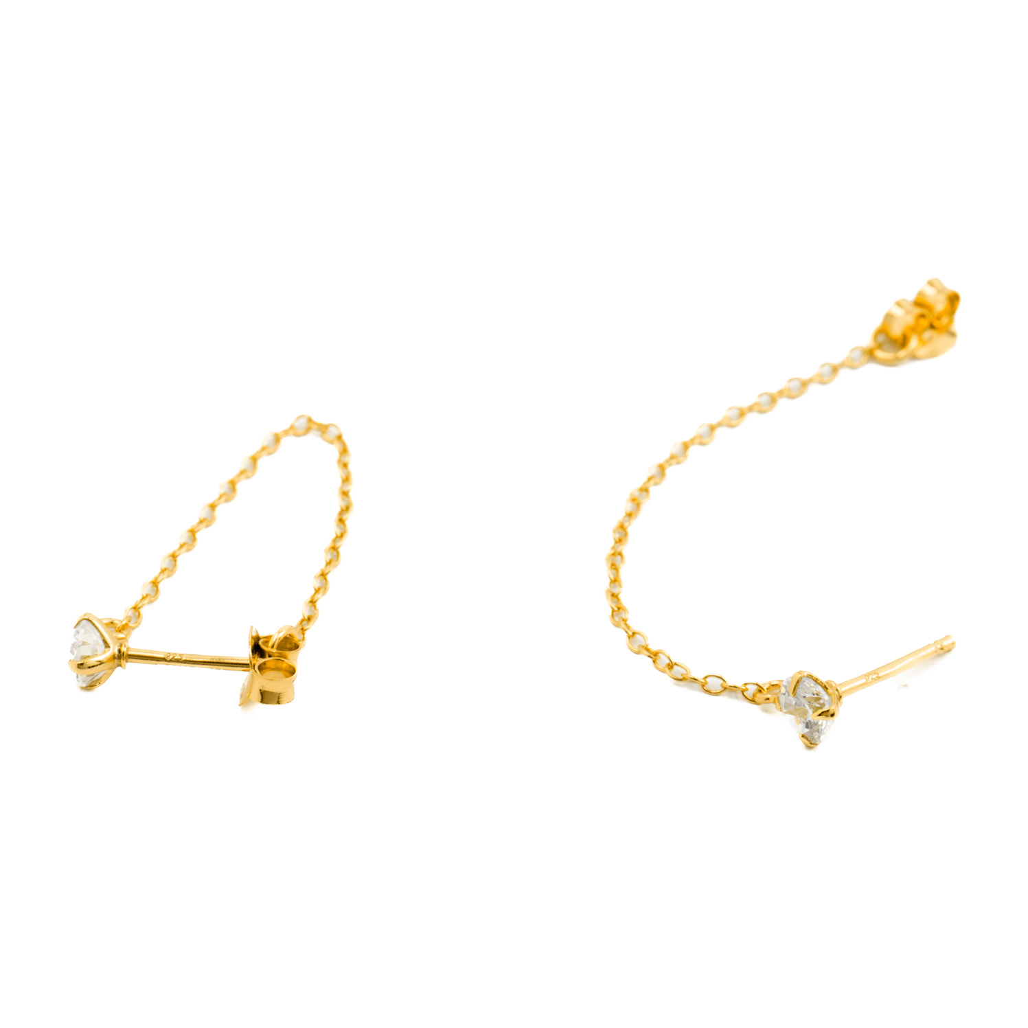 Pendientes Essential acabado oro amarillo 18k