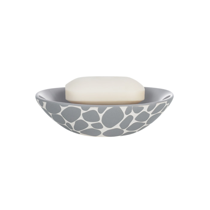 Porte savon Céramique DARWIN PEBBLE Gris Spirella