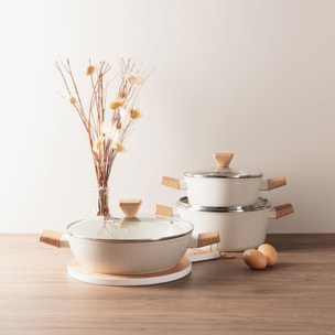 tabla de corte redonda de 38x28x1,5cm en madera de haya