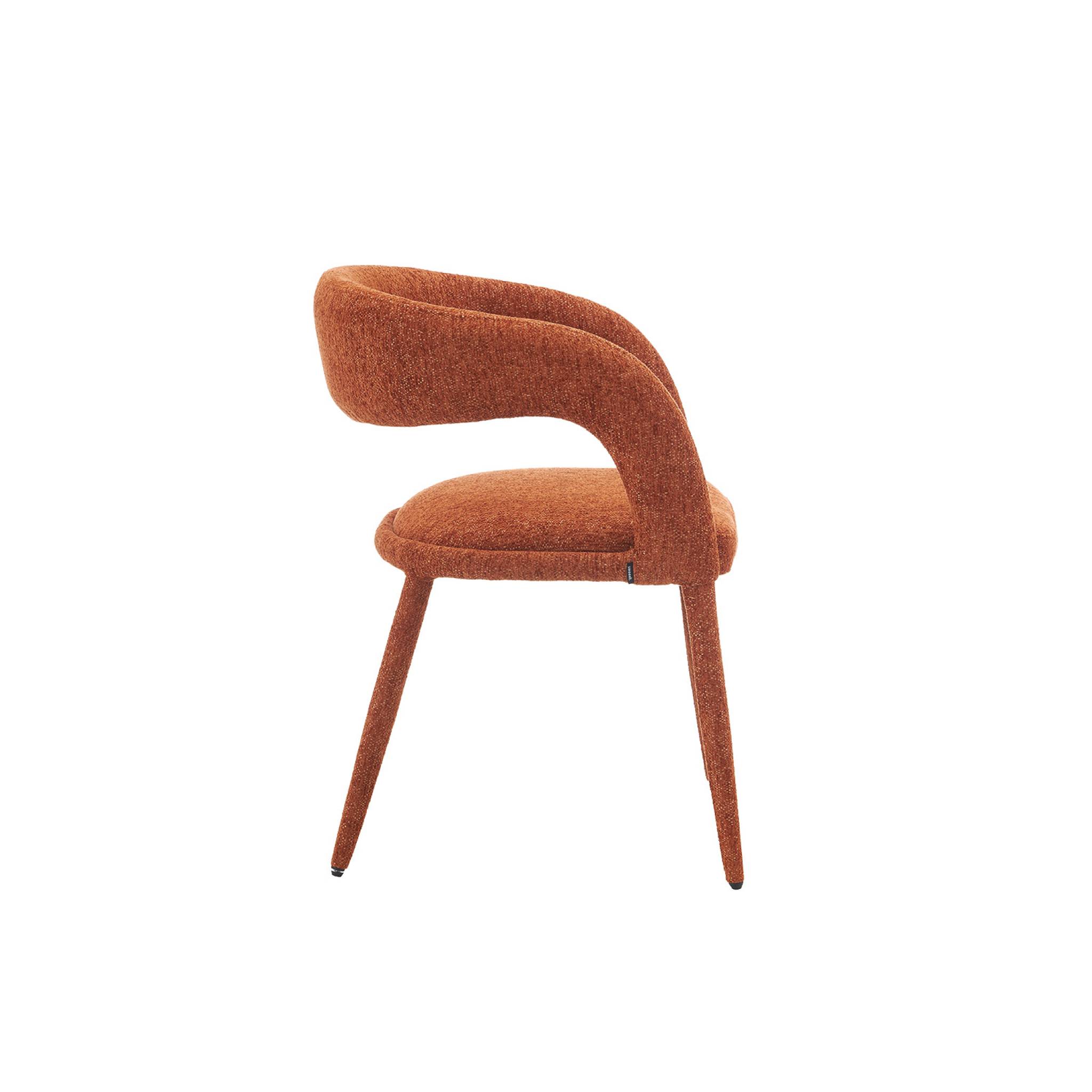 Fauteuil contemporain tissu (lot de 2) ALESSIA