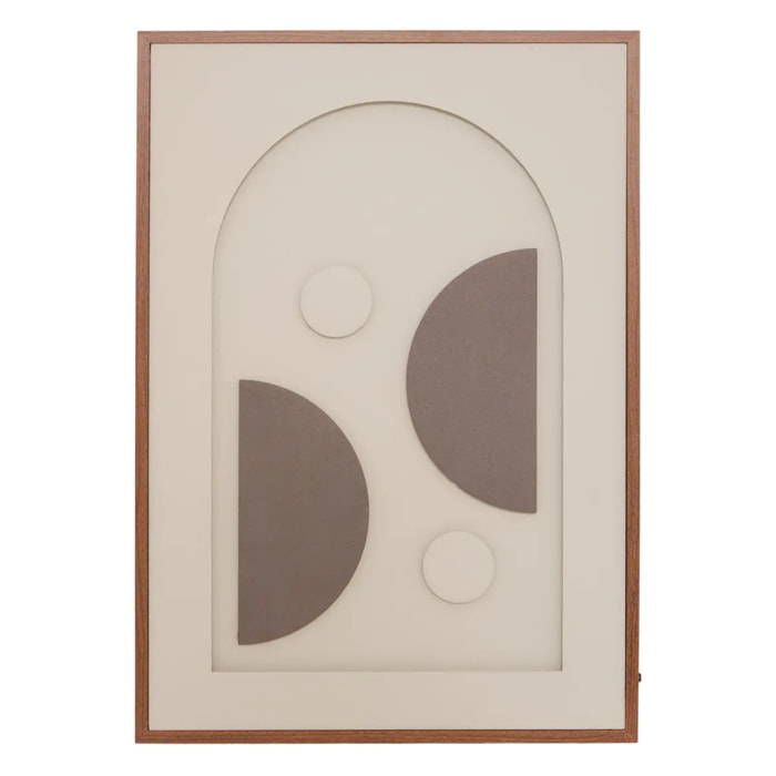 Toile LED Tiara rectangulaire 48x68cm blanc