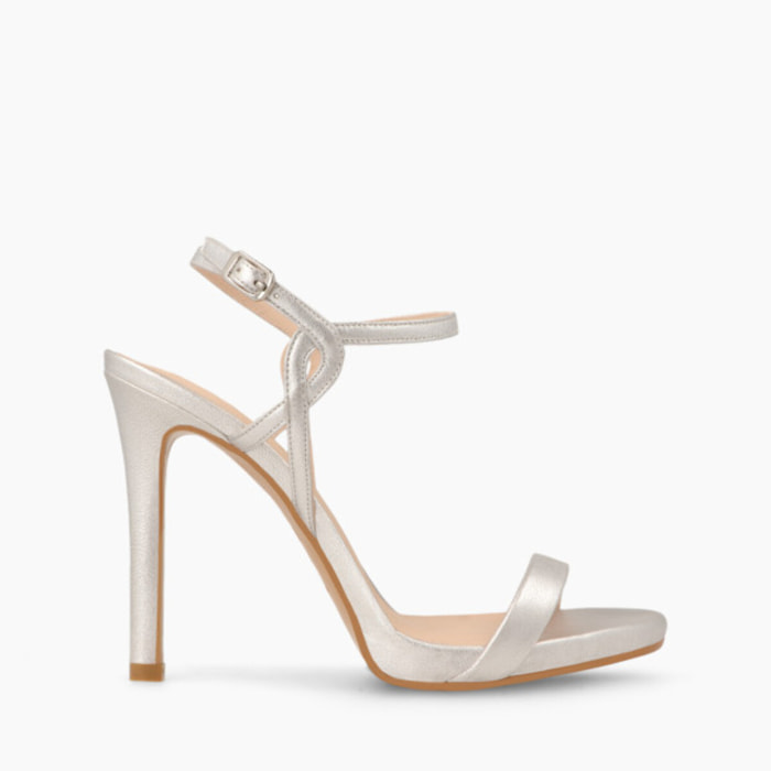 SANDALIAS PLATEADAS CANNES