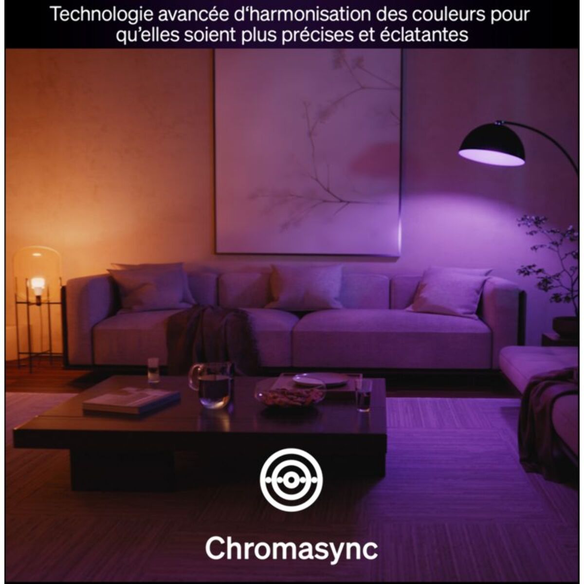 Ampoule LED connectée PHILIPS HUE E27 White&Color Ambiance 100W