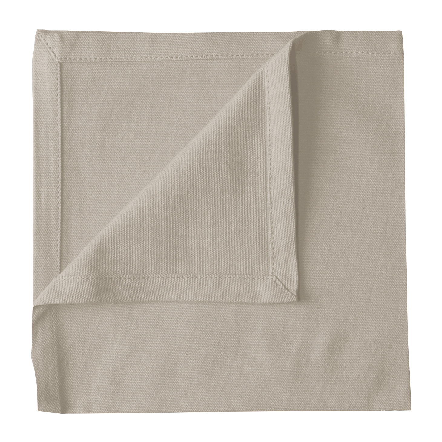 Serviette de table unie et colorée - Ecru