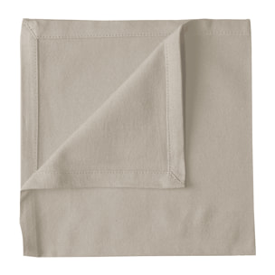 Serviette de table unie et colorée - Ecru