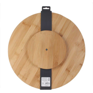 Plateau COOK CONCEPT rond tournant en bambou M12 - 35cm