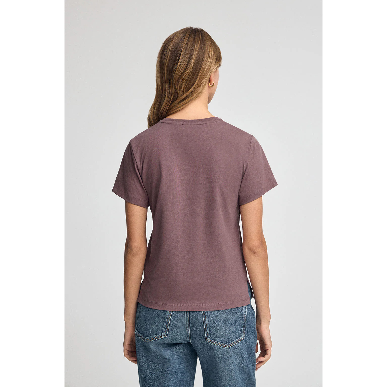 Maglietta rosa tortora dal fit dritto con toppa personalizzata Polo Club