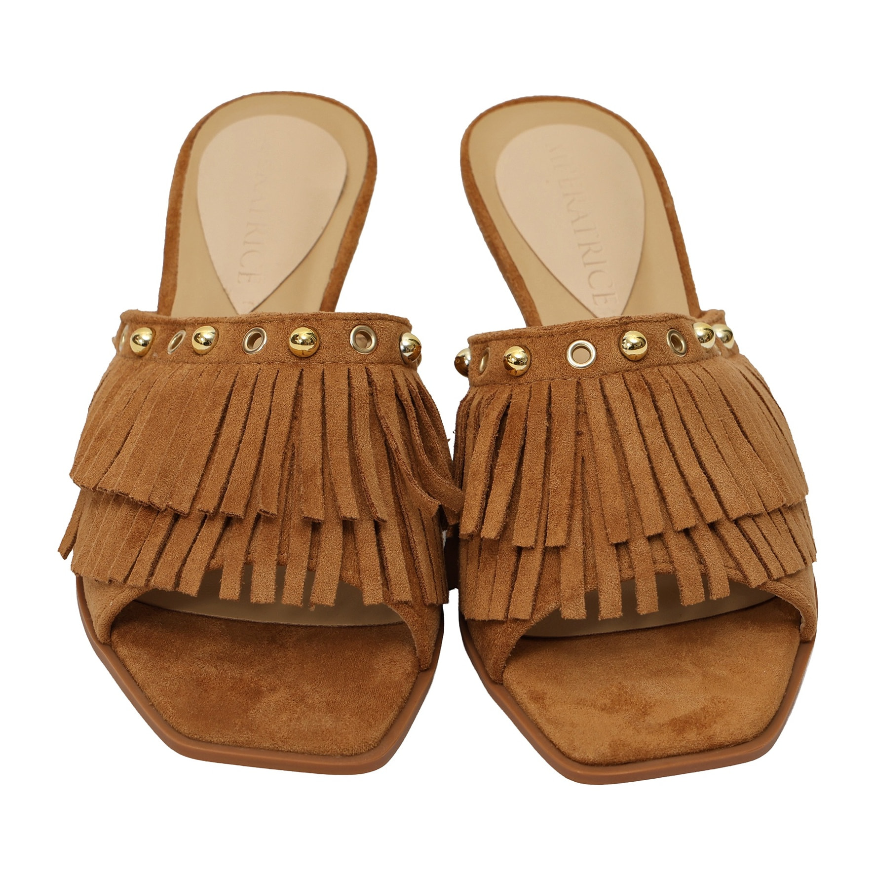 Sandali frange - tacco 7,0 cm