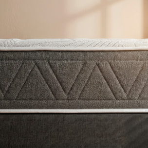 Colchón Viscoelástico + Espuma HR | 29cm de altura | Antiácaros | Firmeza Alta | Sueño Regenerador | Ceramic Premium