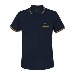 Polo Uomo NAVY SAIL Manica Corta Cotone Pique