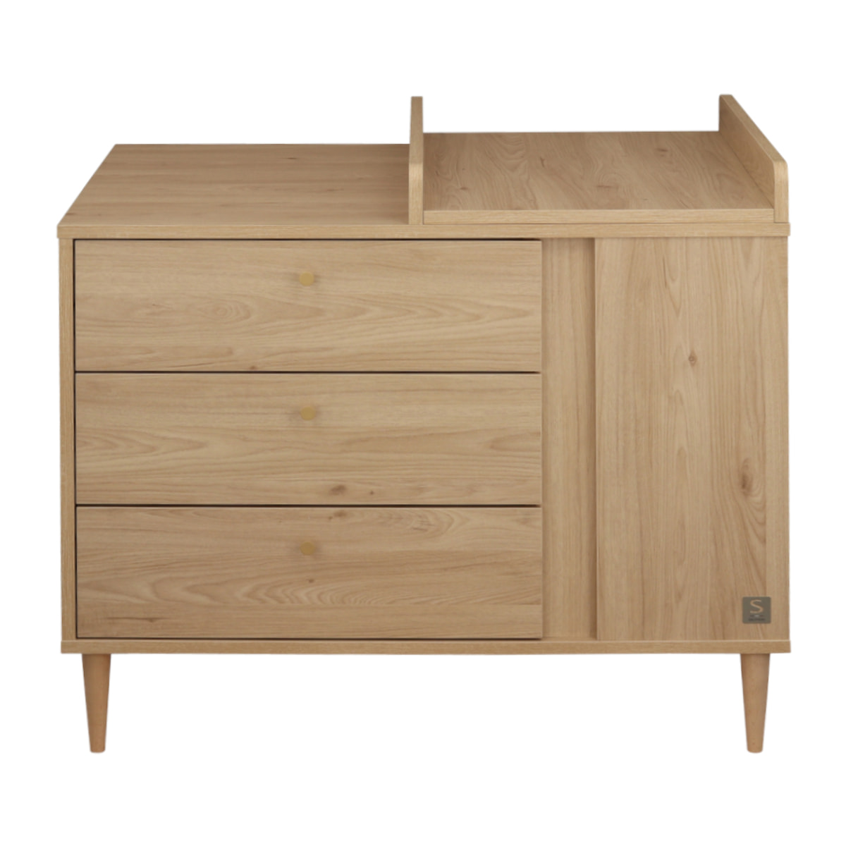 Plan à langer multiposition pour commode-îlot bébé