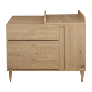 Plan à langer multiposition pour commode-îlot bébé