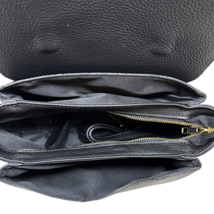 Borsa a Mano Elegante in Vera Pelle Made in Italy