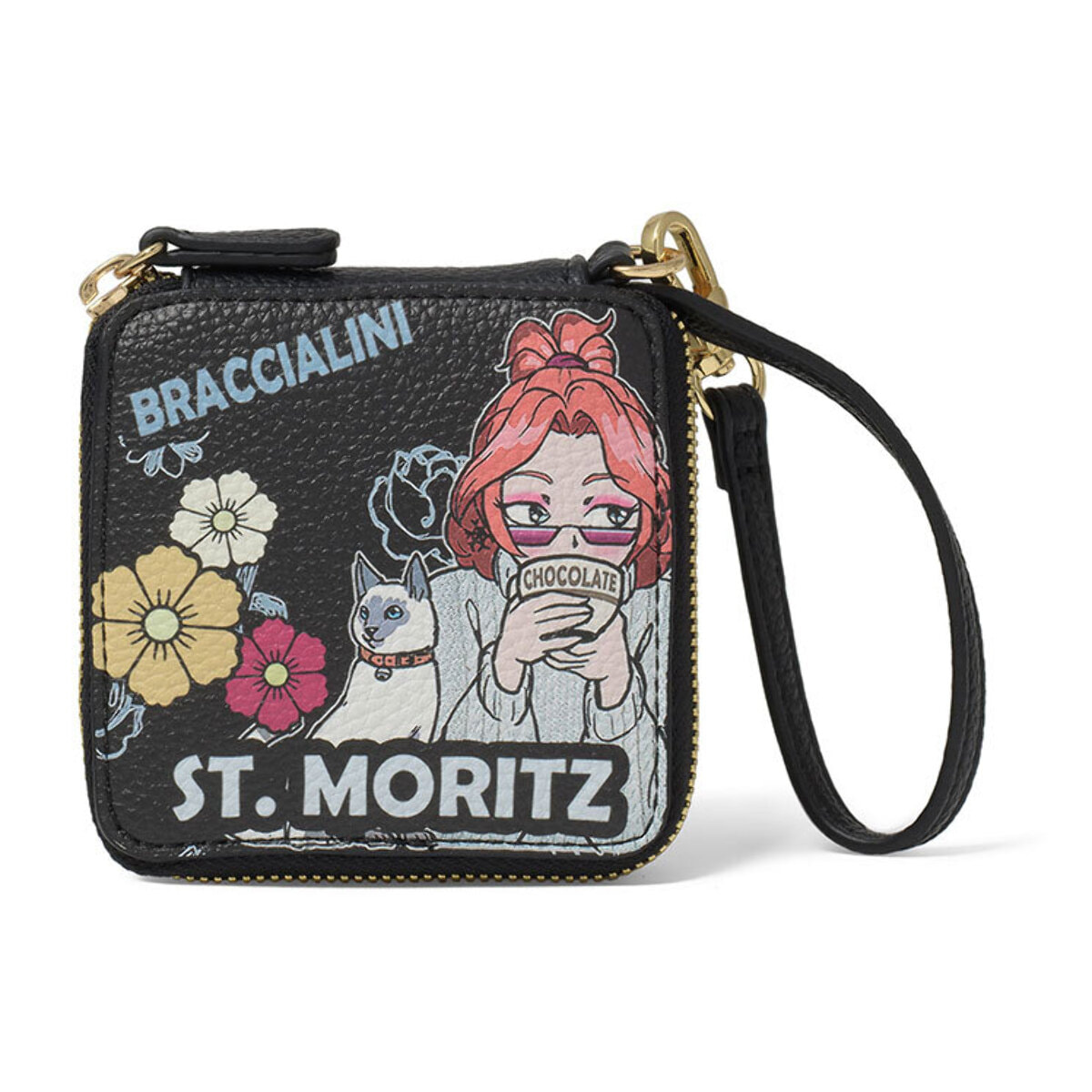 Portafoglio  da donna In Poliestere e Poliuretano Prodotto artigianale 9x0x9 cm