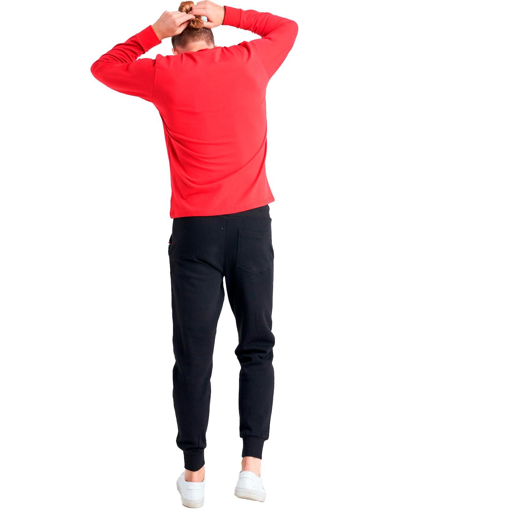 Camiseta de hombre Leone Basic de algodón de manga larga