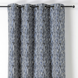 Rideau design aquarelle - Bleu