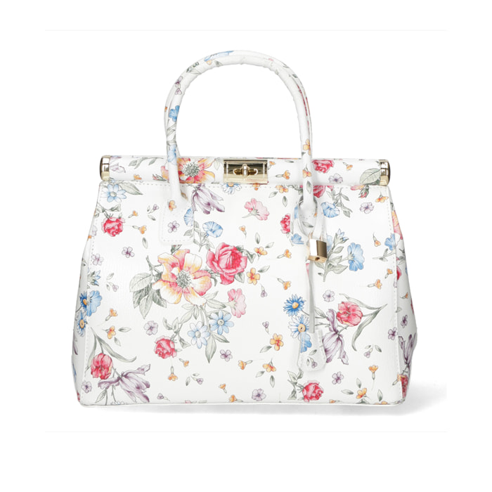 Borsa a mano da Donna Cecilia in Vera Pelle Made in Italy 26x35x16 cm