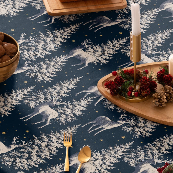 Nappe antitache NORTHLAND BLEU - 100% Coton