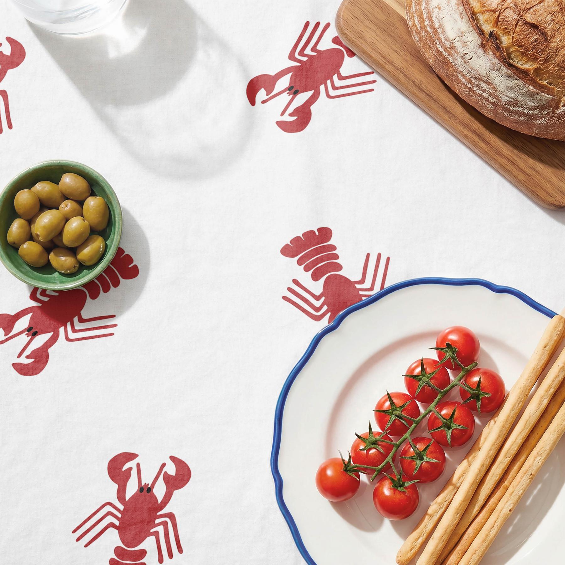 Mantel antimanchas TENACITAS AZUL - 100% algodón