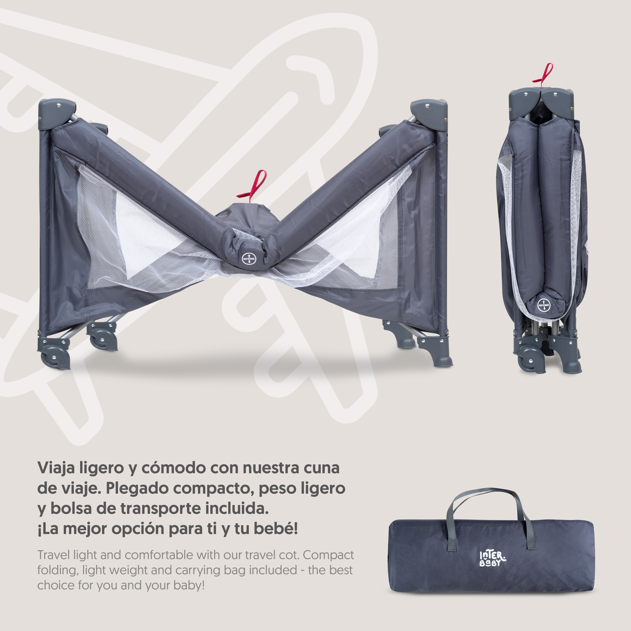 Cuna de Viaje Plegable