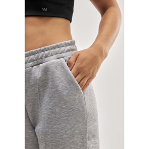 Pantaloni jogger sportivi grigi con tasche