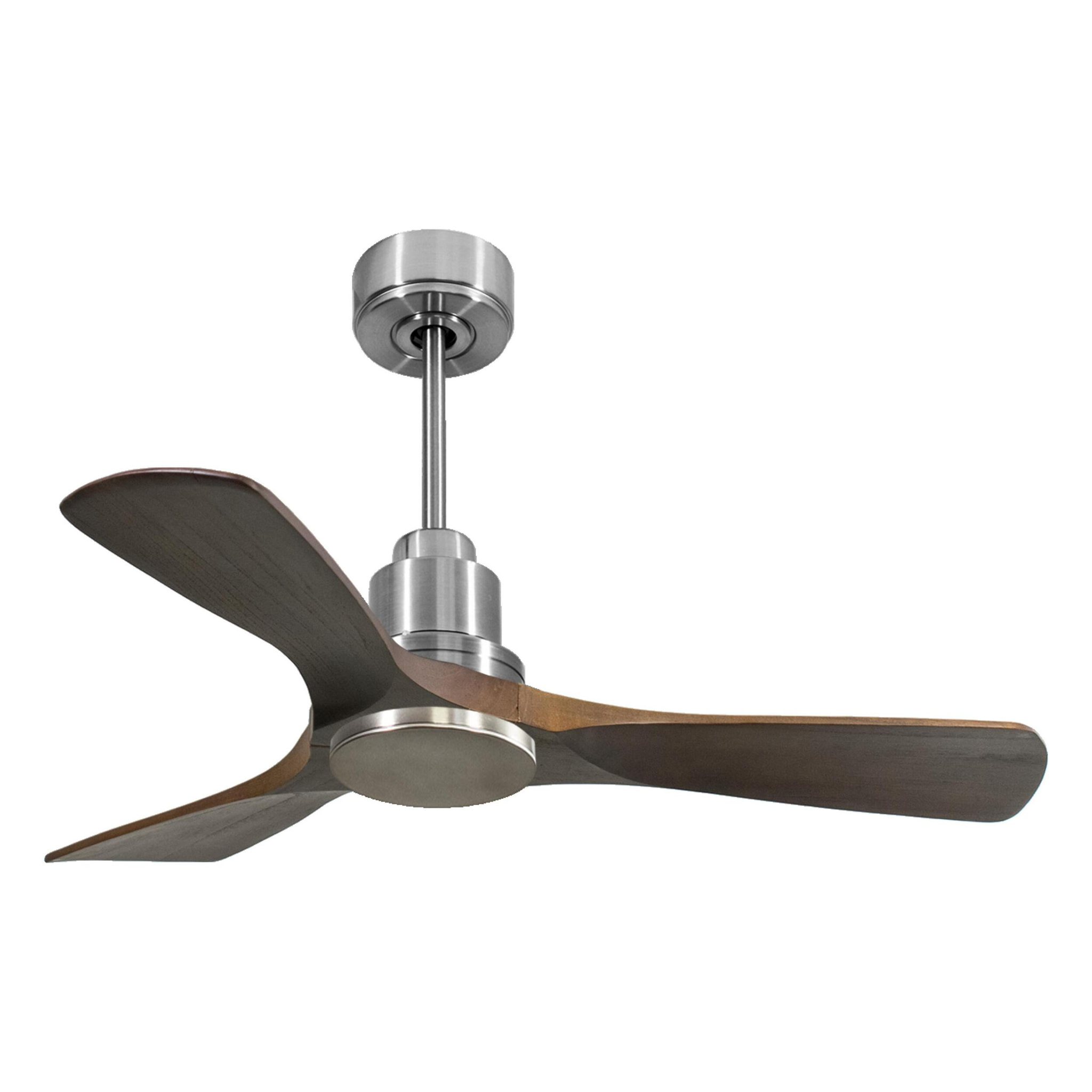 Ventilateur de plafond Réversible  Thermostat Wifi Moteur à courant continu Toits en pente Télécommande Hypersilence Mémoire Shopify Vendible (AUTOMATIQUE)