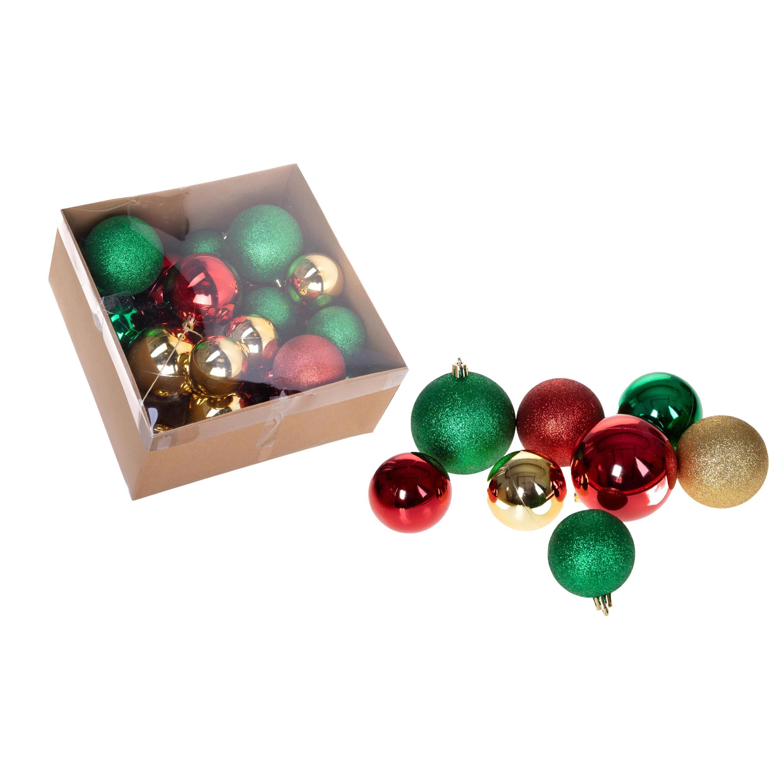 Sfere Natalizie - Pezzi 3 - 6xH8x7cm - Bianchi Dino SpA