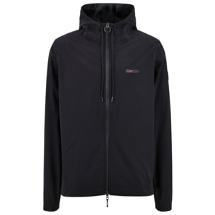 Pluvia - Chaqueta Impermeable Con Capucha - Negrocolor_es - Hombre