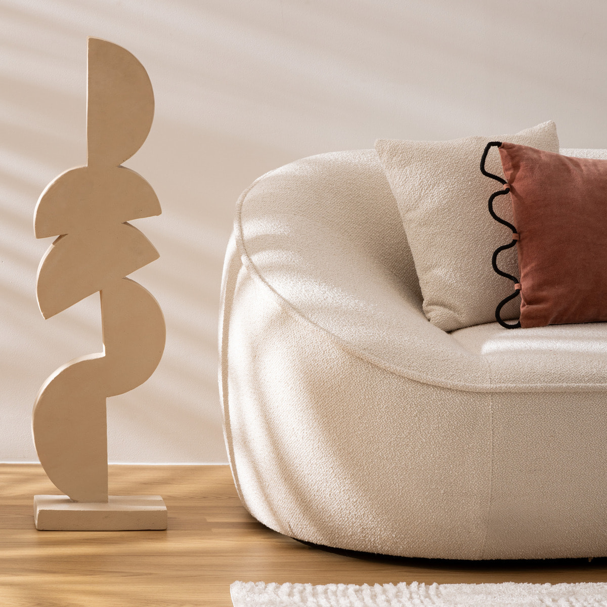 Déco à poser Leya beige H95cm