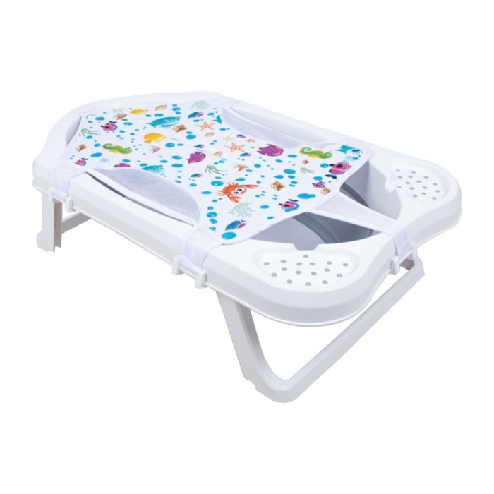 Filet de baignoire bébé pliable imprimé