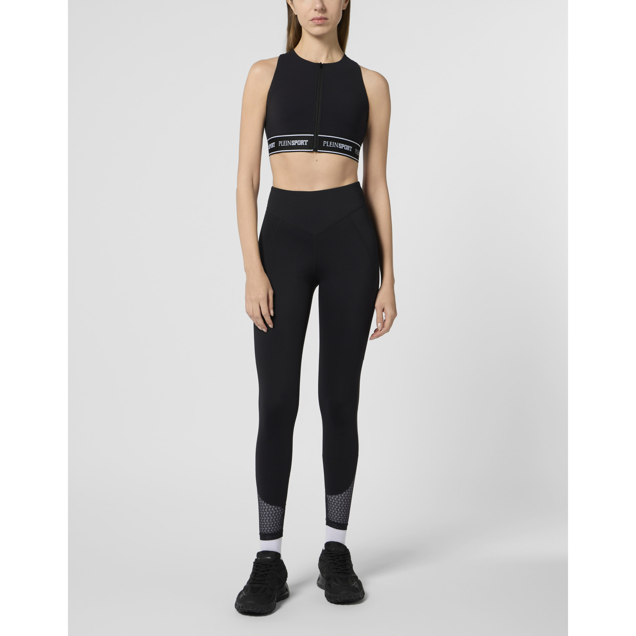PLEIN SPORT Fleece Bra Top