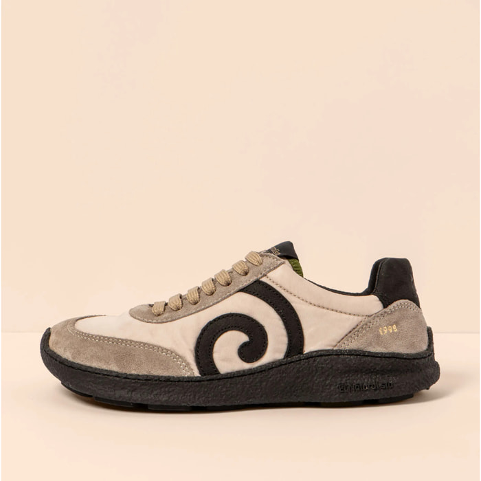 Zapatos N5435A MULTI MATERIAL CREAM/OROEL color Cream
